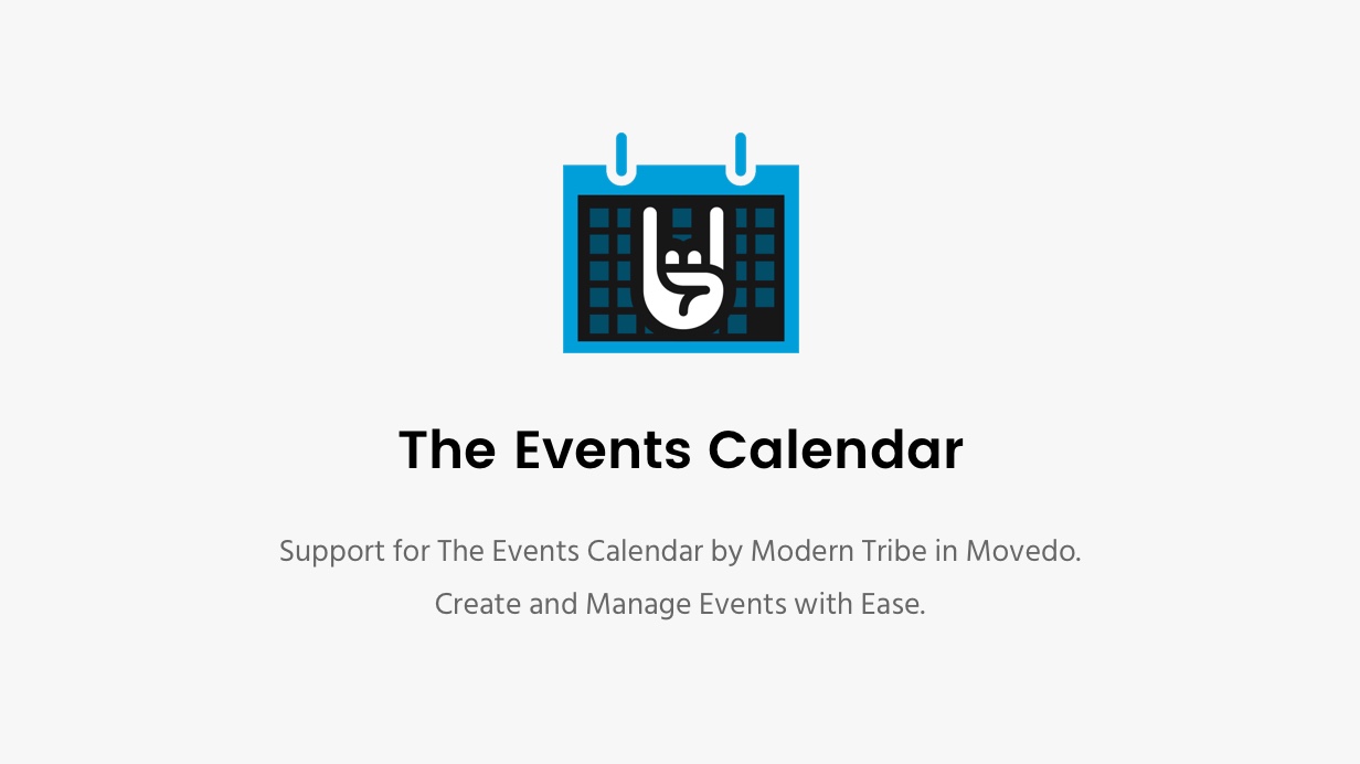 Movedo Events Calendar