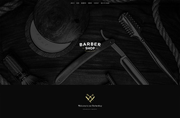Barbershop Homepage