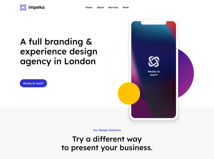 Branding Agency by Impeka theme