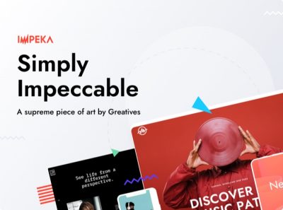 Impeka Premium WP Theme, WPBakery page builder, Elementor, Gutenberg - Powered by Greatives