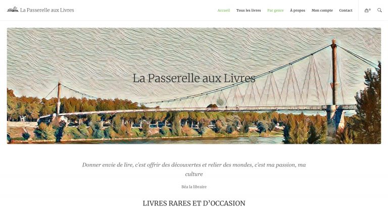 La Passerelle aux Livres created by Movedo