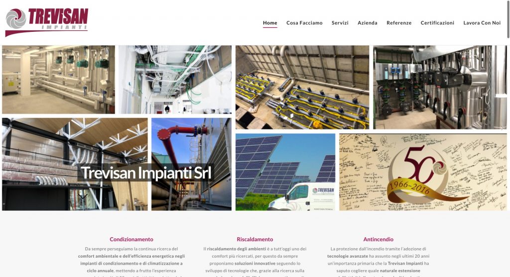 Trevisan Impianti created with Corpus