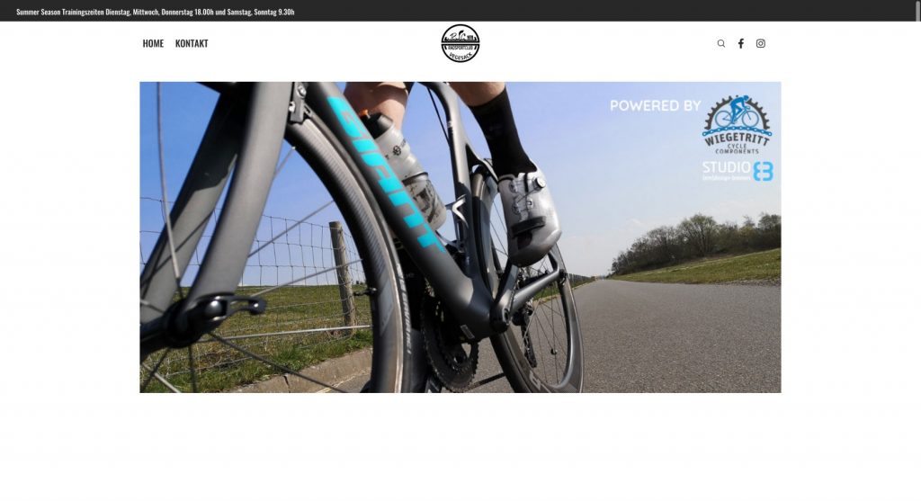 RSC cycling club created with Crocal