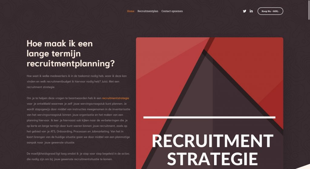 Recruitment Strategie created with Crocal