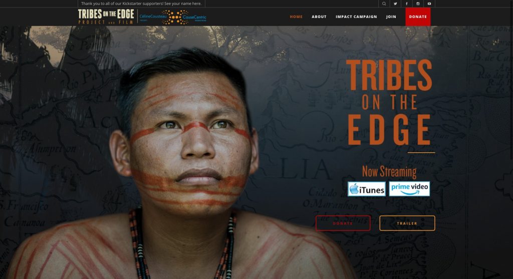 Tribes on the Edge created with Osmosis Premium WP theme