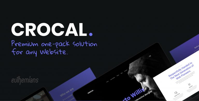 Crocal Premium WordPress theme by Greatives - Euthemians