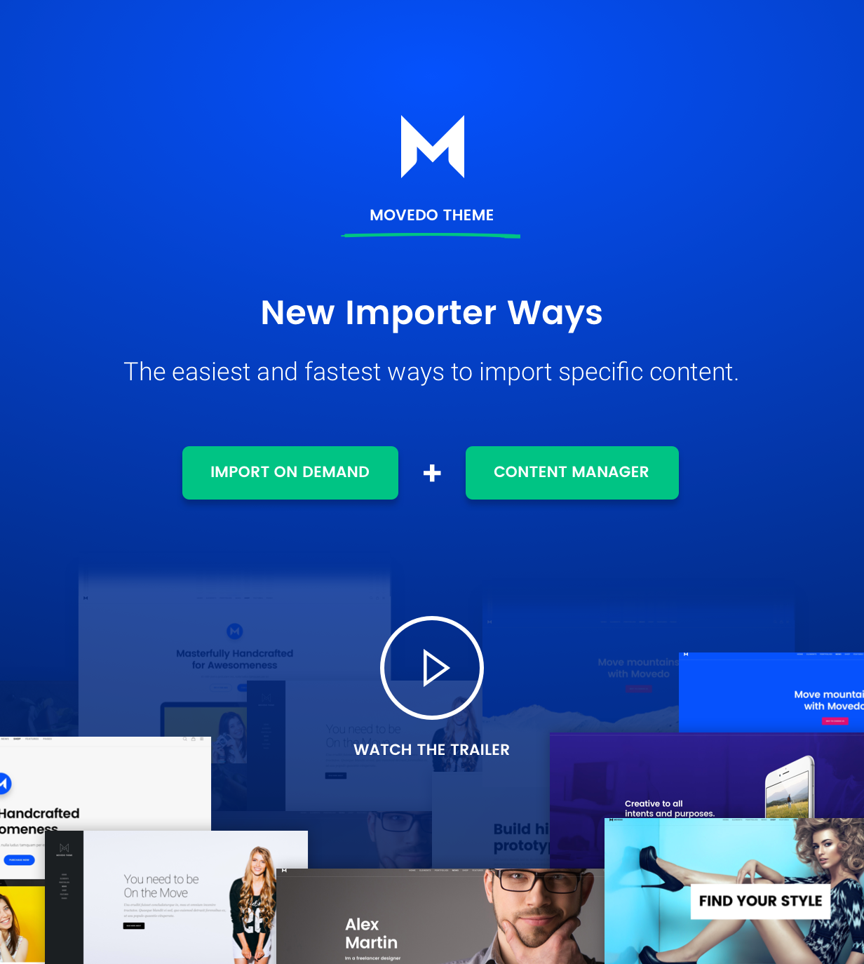 Movedo Premium Multipurpose WordPress theme & Import ways by Greatives