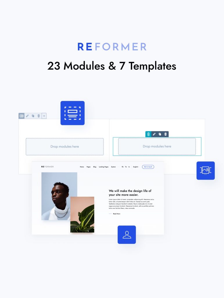 Reformer HubSpot theme Modules