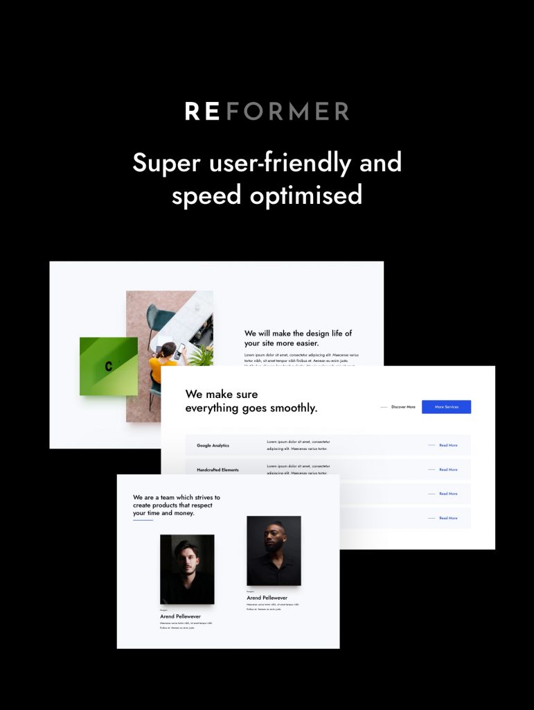 Reformer HubSpot theme - Super user-friendly