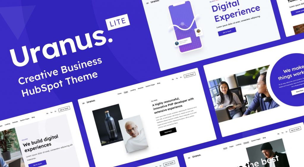 Uranus Lite - Premium Corporate HubSpot theme by Greatives