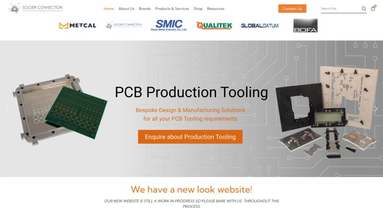 Solder Connection website created with Impeka