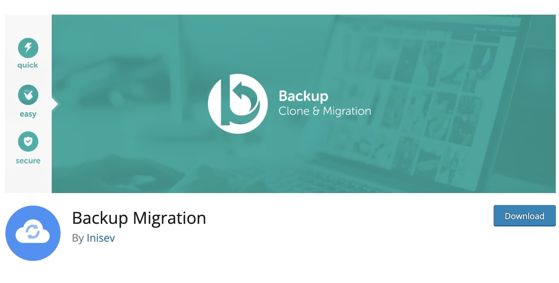Backup Migration WordPress migration plugin